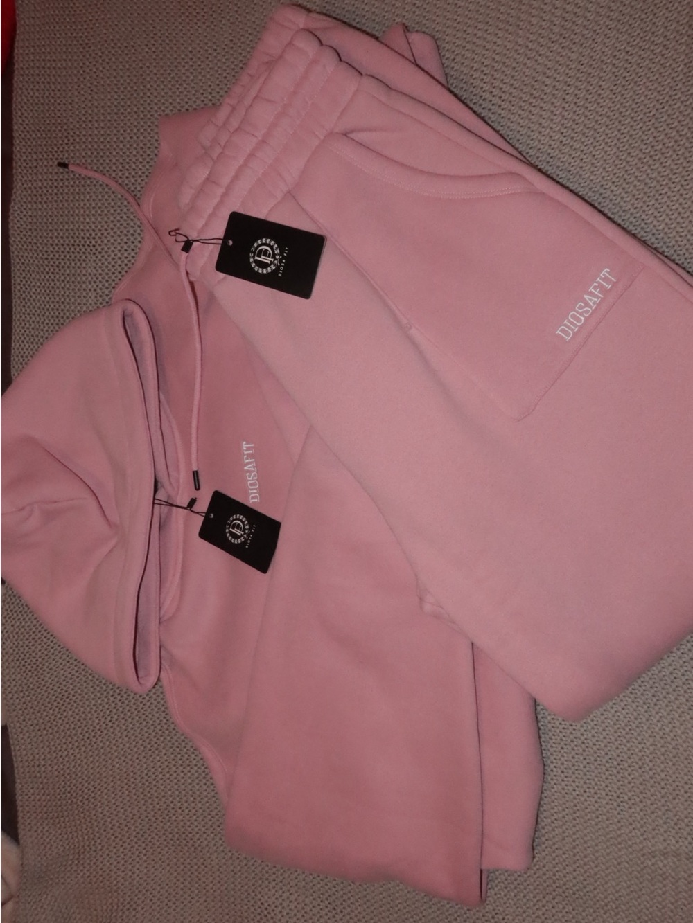 Diossaft Pink Women's Jogger Pants - Cozy Track Joggers